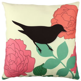 Aberto Design Cojín Multicolor 43 x 43 cm